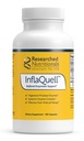Researched Nutritionals InflaQuell - Vegetarian Proteolytic Enzymes, Ginger & Rutin Supplement for Inflammation Response, Vascular & Respiratory Support (180 Capsules)