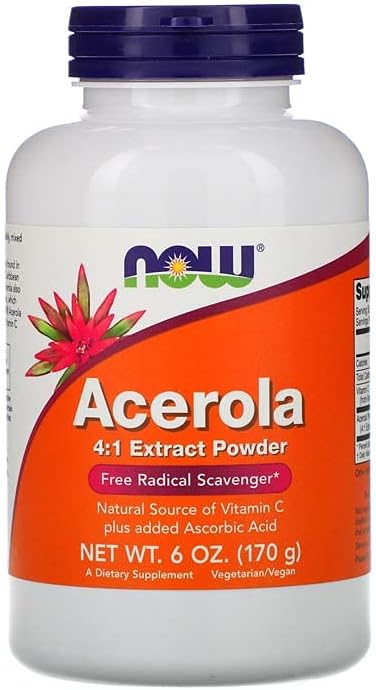 Acerola Powder 41 Extract Powder - 6 унций (170 грамм)