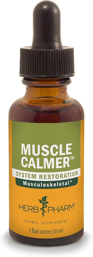 Herb Pharm שרירים Calmer נוזל פורמולה עבור תמיכה מערכת Musculoskeletal - 1 Ounce