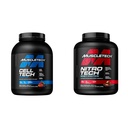 MuscleTech Creatine Monohydrate Powder Cell-Tech Creatine Powder & n Powder Nitro-Tech Whey Protein Isolate & Peptides | Milk Chocolate, 4 Pound (Pack of 1), 40 Servings