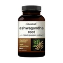 NatureBell Ashwagandha Root with Black Pepper Extract - 240 Capsules - High Strength Adaptogen for Calmness, Relaxation & Immune Support*