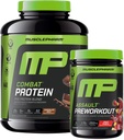 Farma mięśniowa Combat 4lb Czekoladowy Protein i MusclePharm Assualt Fruit Punch