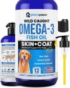 Omega 3 Fish Oil for Dogs - Better Than Salmon Oil - Dog Fish Oil Supplement to Reduce Shedding & Itching - Supports Joints, Brain, and Heart Health - Skin and Coat Supplement - Liquid Fish Oil