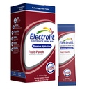 Electrolit Electrolytes Powder Packets, Fruit Punch 8 Pack, Powdered Hydration Packets for Dehydration & Rehydration, Post Workout Flavored Hydrating Drink Mix, Gluten Free Daily Water Enhancer Sticks