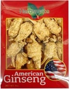 Wyselekcjonowane ręcznie American Ginseng Medium Round Size (4 Oz. Box)