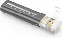 Zannaki Aluminium 7 jours organisateur hebdomadaire de pilules, cas de pilules de voyage portable avec trois couches scellé, boîte quotidienne de pilules de grande capacité mignon, contenant de support de pilule pour les vitamines, pilules, suppléments et médicaments