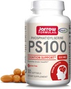 Jarow Formula PS100 Fosfatidyyliseriini 100 mg, ravintolisä aivojen terveyttä ja kognitiota varten, 30 Softgels, 10-30 päivän tarjonta
