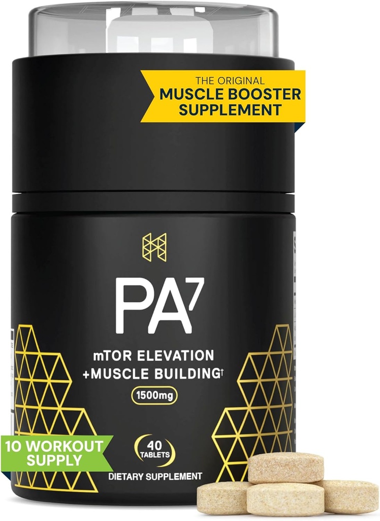 HPN PA(7) Fosfatidic Acid Muscle Builder Top Natural Muscle Builder - Boost mTOR | Bygg massa och styrka från din träning | 10 Dag Supply