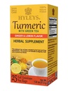 Hyleys Ginger Turmeric Tea Lemon Flavor - 25 Tea Bags (12 Pack - 300 Tea Bags Total)