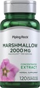 Piping Rock Marshmallow Root Supplement 2000mg 120 Cápsulas Extrato Concentrado de Ervas .