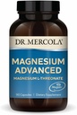 Dr. Mercola Magnesium Advanced - Støtter bein, felles og hjerne helse - bidrar til mer hvilelig søvn - Ikke-GMO, Glutenfri og soya-fri - 90 kapsler (30 Serveringer)