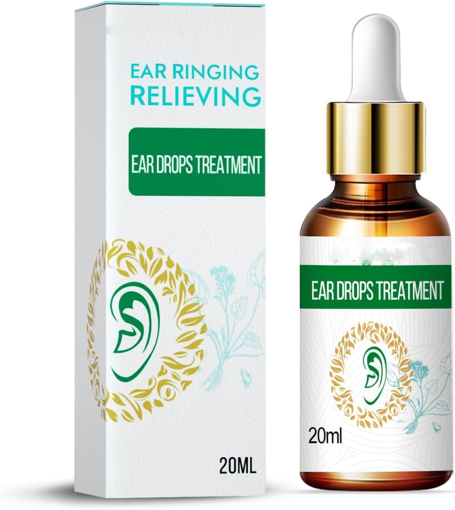 Tinnitus Relief til Ringende Ører, Naturlige Herbal Formel Øre Ringende Relief Drops, Tinnitus Oil effektivt lindre Ørepine og forbedre hørelse -1pcs