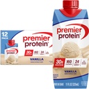 Premier Protein Shake, Vanilla, 30g Protein, 11 fl oz, 12 팩 (패키지 May Vary)