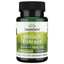 Swanson Shilajit Extract - Herbal Supplement Promoting Cell Growth Support - Natural Formula for Overall Wellness - (400 Milligrams 60 Veg Capsules)