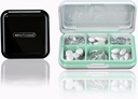DUBSTAR Black Compact Pill Case + White Viatge Pilla