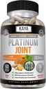 Kaya Naturals Platinum - Nature Made Bioperine, Glucosamine, Turmeric עם Boswellia, Antioxidant Properties, Turmeric Curcumin 1334mg - 60 קפסולות