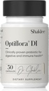 Shaklee - Optiflora® DI Probiótico -10 bilhões de UFC - 4 Deformações Bacterianas - Bifidobacterium lactis HN019TM - Suporta Equilíbrio e Regularidade da Flora Intestinal - Gluten, Soy & Dairy Free - 30 Cápsulas