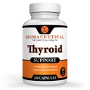 Thyroid Wellness Blend | Zinc, Selenium & Iodine Complex | Ashwagandha & Kelp Herbal Support | 120 Vegetarian Capsules | Natural Energy & Metabolism Formula