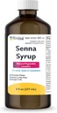 Rising Health Natural Vegetable Laxative - Senna Sennosides Syrup 8.8mg/5ml - alivio de constipação - Flavor de chocolate - comparado con Senokot® Syrup