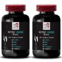 Daily supplement - NITRIC OXIDE BOOSTER - Nitric oxide supplements for men, Exercise supplement, Performance boost, Power focus, Stamina formula, Endurance booster, Muscle enhancer 2 Bottle 120 Tabs