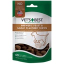 Vet's Best Brewer’s Yeast & Garlic Chews, Omega 3 for Dogs Healthy Skin & Coat Protection for Dogs, Dog Formulated with Veterinary Recommended Dosage, Garlic Supplements, 60 ct