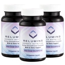 Relumins Advance White Active Glutathione Complex - Max Dose 900mg Glutathione with 6X Boosters, ALA & NAC - Anti-Aging Skin Brightening Supplement, Summer Skin Essential - 60 Caps x 3 Bottles