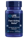 Life Extension Fast Acting Relief, Black Sesame Seeds, Turmeric, Boswellia, Joint Support Supplement, Quick Relief for discomfort in Bones, Joints & Muscles, Gluten-Free, Non-GMO, 60 softgels