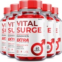 (5 Pack) Vital Surge Gummies - Official Formula - Maximum Strength Vital Surge Gummies, Vitalsurge Vitamin supplement Gummies Advanced Wellness Support, Vital Surge Gummies Made in USA (300 Gummies)