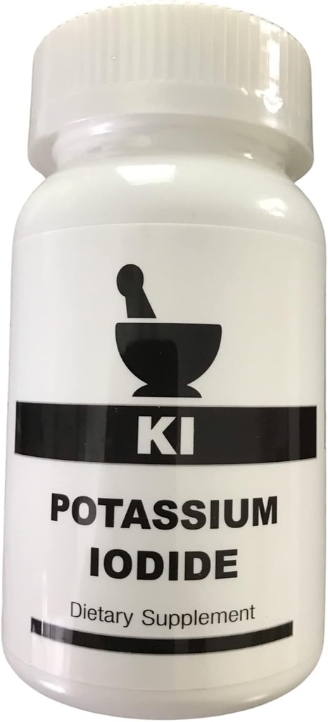 Potassium Iodide 130 מגה קפסולות (לא 130 Mg המשרת (265 Mg) 100 Count. (הערך הטוב ביותר על אמזון)