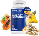 Resumiu Enzymes suplementaris (90 Capsules) Implementació de la Resumió - amb el Paured Bile, Pancrunatin, Plant Enzyms, Ox Bile, Betaine HCL, implementació de falles Carbohidrats i Proteins
