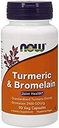 Now Turmeric & Bromelain, 90 Vegetarian Capsules
