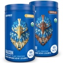 BIRDMAN Falcon Vegan Protein Powder Organic, Stevia & Sugar Free, Plant Based, Low Carb, Dairy Free, Keto, Non Whey, Probiotic, Pea Protein | Combo Pack: Vanilla & Chocolate Flavors - 20 Servings Each