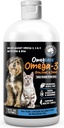 狗和猫食用鱼油(Omegase Fish Oil for Dogs & Cats) - 猫和狗食用鱼油(Omega 3 fine for Pets Omega 3 for Cats & Dogs) - 皮皮和大衣,Iching, Sheding, Joints & Immune Health - 100% Pure Omega Fish Oil with EPA & DHA (16 oz)