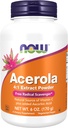 Nyní Potraviny doplňky, Acerola 4: 1 Extract Powder, Acerola a Ascorbic Acid, Free Radical Scavenger *, 6-Ounce