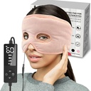Moist Heat Sinus Pressure Relief Mask with 3 Heat Settings, Extra Large Face Heating Pad for Eyes, Sinusitis, Hormone Migraine, Tension Headache Relief