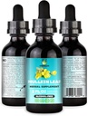 Undelio's Herbal Mullein Leaf Extract - orgaaniline ja alkoholivaba tinktuur hingamisteede, kopsude, une ja seedehäirete toetamiseks - Non-GMO, Vegan - 2 fl. Oz immuunsuse tervise ja Lung Detox