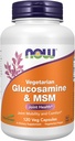 现在食品补充品,Glucosamine & MSM(GreenGrown® Glucosamine),蔬菜,120Veg Capsules