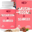 Sublingual Mushroom Complex, 18-in-1 Mushroom Supplement, Lions Mane, Reishi, Turkey Tail & More - Brain Supplements for Memory and Focus, Memory Supplements, Energy, Mood, Immunity, 60 Tablets
