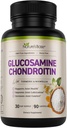 Nature's Base Glucosamine Chondroitin MSM Collagen - Joint Support Supplement for Mobility, Flexibility, & Comfort - with Turmeric, Boswellia - pre Muži a ženy - 90 Kapsule