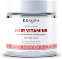 Hair Growth Vitamins with Biotin, Collagen, Keratin, Nettle Root and Saw Palmetto Supports Healthy Hair, Stimulates Hair Follicles, and Prevents Hair Loss & Thinning. Made in USA - 90 Count