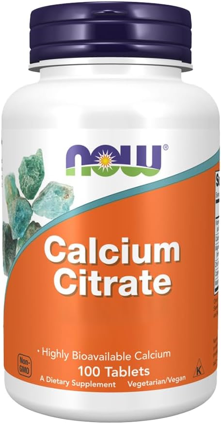 Calcium Citrate with minerals and D, 100 tables, Now Foods
