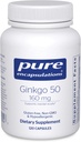 纯封装 Ginkgo 50 160 mg → Ginkgo Biloba 支持氧、血液循环和与衰老有关的Mild记忆问题的补编 * 120 mg → 120 capsules