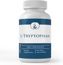 纯原始成份 L- Tryptophan, (100 Capsules) 永远纯, 无添加剂或填充器, 实验室验证