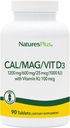 NaturesPlus kalcium / magnézium / D3- vitamin K2- vitaminnal - Támogatja a csont- és immunegészséget - vegetáriánus, glutén mentes - 90 tabletta - 22,5 Feladatok