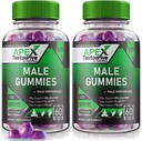 (2 Pack) Apex Testodrive, Apex Testodrive Integratore alimentare Testodrive per gli uomini, Apex Testodrive Won All-Natural Formula per il benessere generale e le prestazioni di picco, Apex Testo Drive Gomitas Review (120 Gummies)