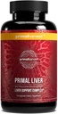 Primal Harvest Primal Liver Supplement med, Alpha-Lipoic Acid, L-cysteine HCL, L-Glutation, Melke Thistle, og Spirulina, for menn og kvinner, 120 kapsler