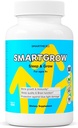 SMARTGROW 5-in-1-ek Hezur-begi eta osasun-kaltzioa sustatzen du, D3 bitamina, Aminoazidoak - Sleep Aid, Immune Support, Brain & Eye Health - 90 kapsulak