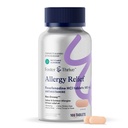 Foster & Thrive Fexofenadine HCl Non Drowsy Allergy Relief for Hay Fever, Pollen, Itchy Eyes, and Seasonal Allergies, Effective Support for Kids and Adults, 180 mg, 100 Tablets