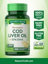 Nature's Truth Norwegian Codの肝油の栄養補助食品 - 100 Softgels、6のパック
