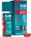 Kori Krill Öl Omega 3 Supplement, Antarktis Krill Öl mit Superior Absorption gegen Fischöl, 1200mg Softgels, 30 Softgels, EPA & DHA